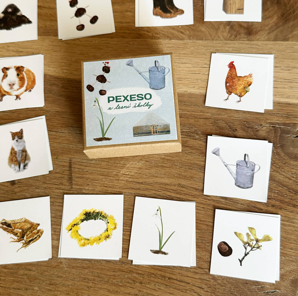 PEXESO Z lesní školky + pdf s hrou Bingo k vytištění zdarma – 3